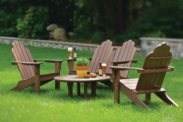 Seaside Adirondack Classic Chair – Timeless Outdoor Patio Seating
