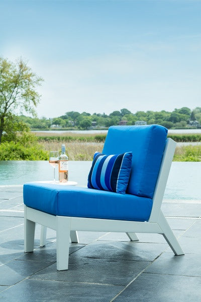 Seaside DEX Armless Lounge Chair – Outdoor Patio Modular Seating