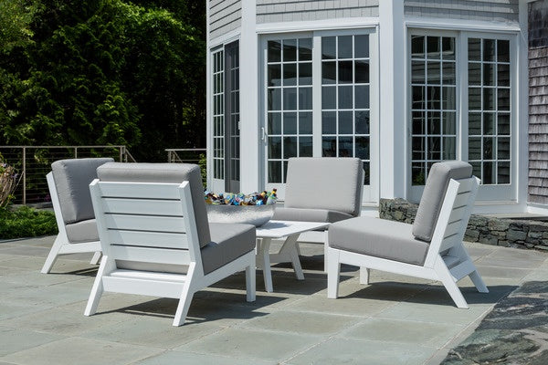 Seaside DEX Armless Lounge Chair – Outdoor Patio Modular Seating
