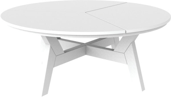 Seaside DEX Round Chat Table – 40″ Outdoor Patio Coffee Table