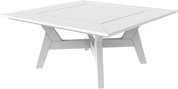 Seaside DEX Square Chat Table – Modern Outdoor Patio Coffee Table