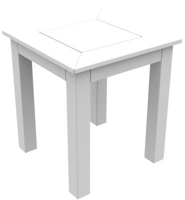 Seaside DEX Square Side Table – Compact Outdoor Patio End Table