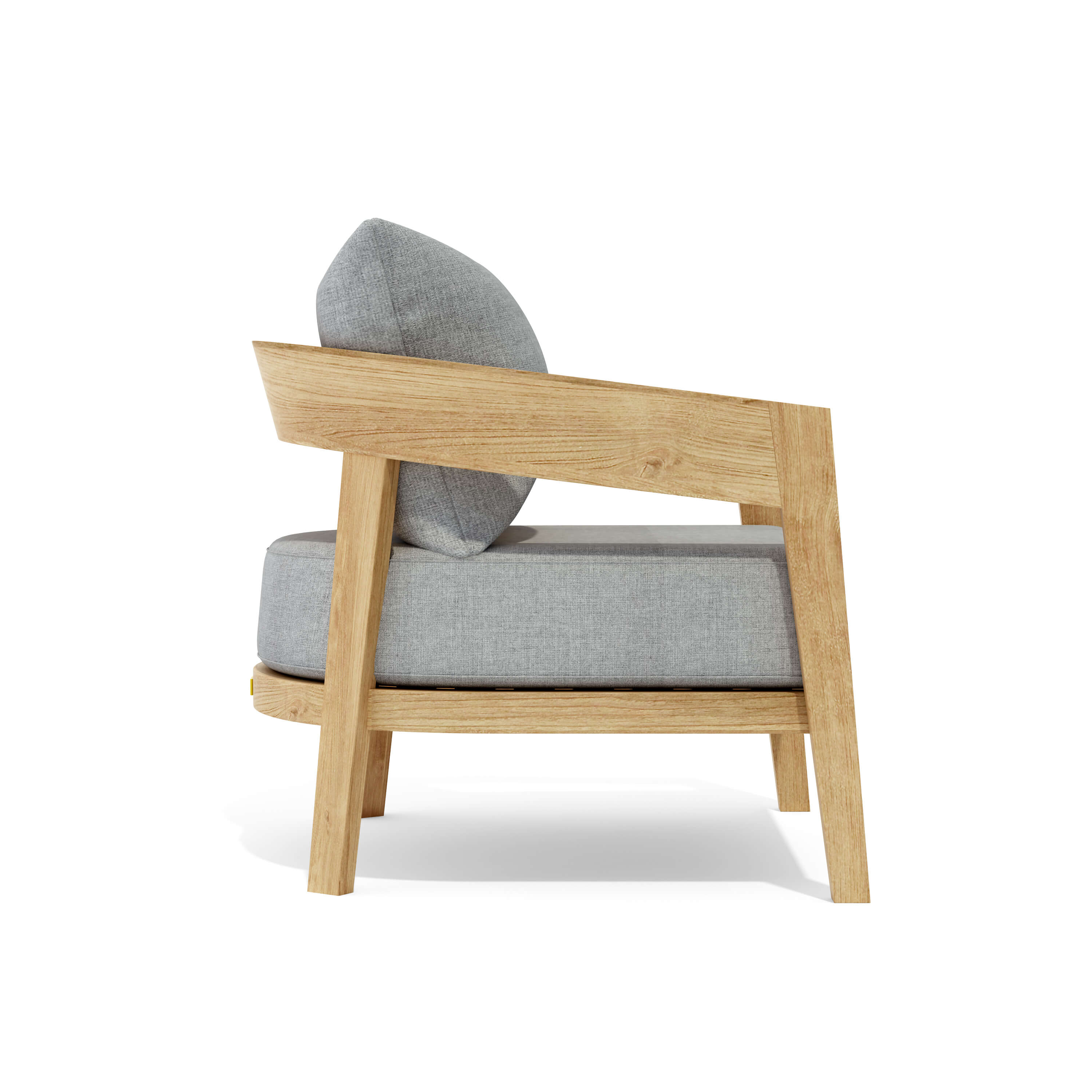 Anderson Teak Toscana Outdoor Lounge Chair with Sunbrella Cushions | Premium Grade Teak Patio Armchair