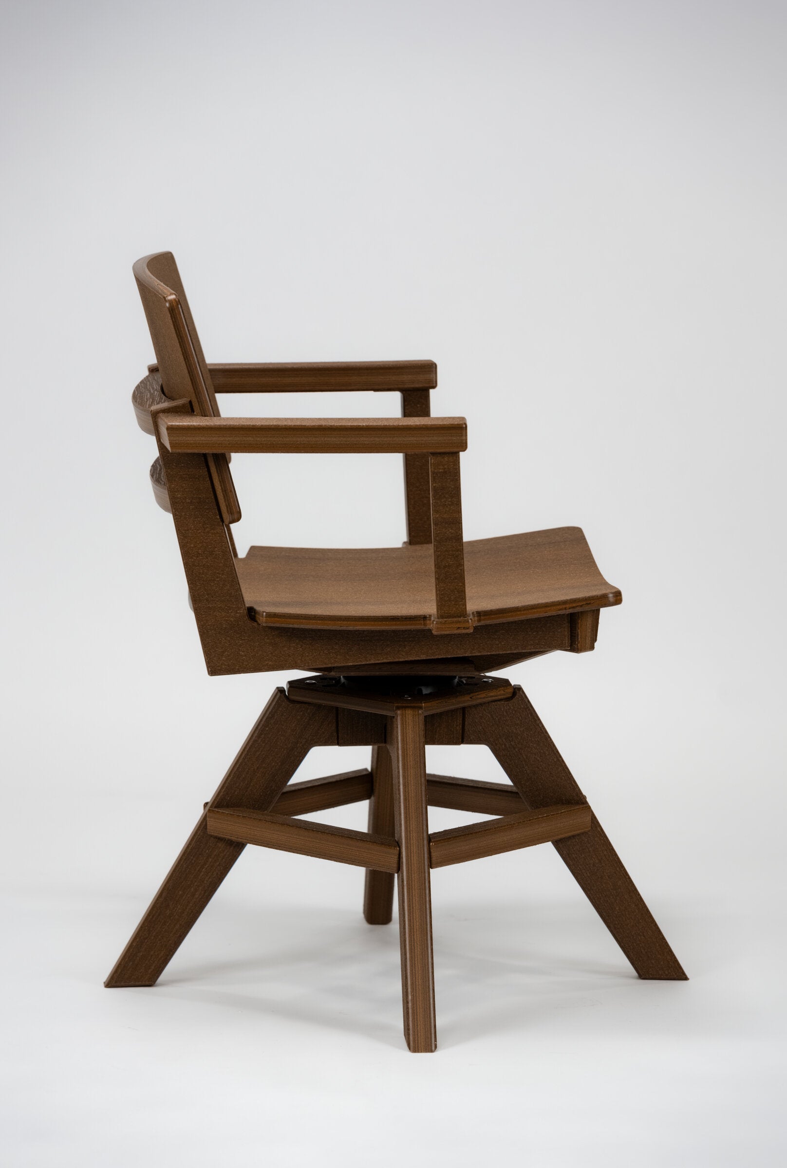 Seaside SYM 23″ Square - Outdoor Swivel Dining Arm Chair