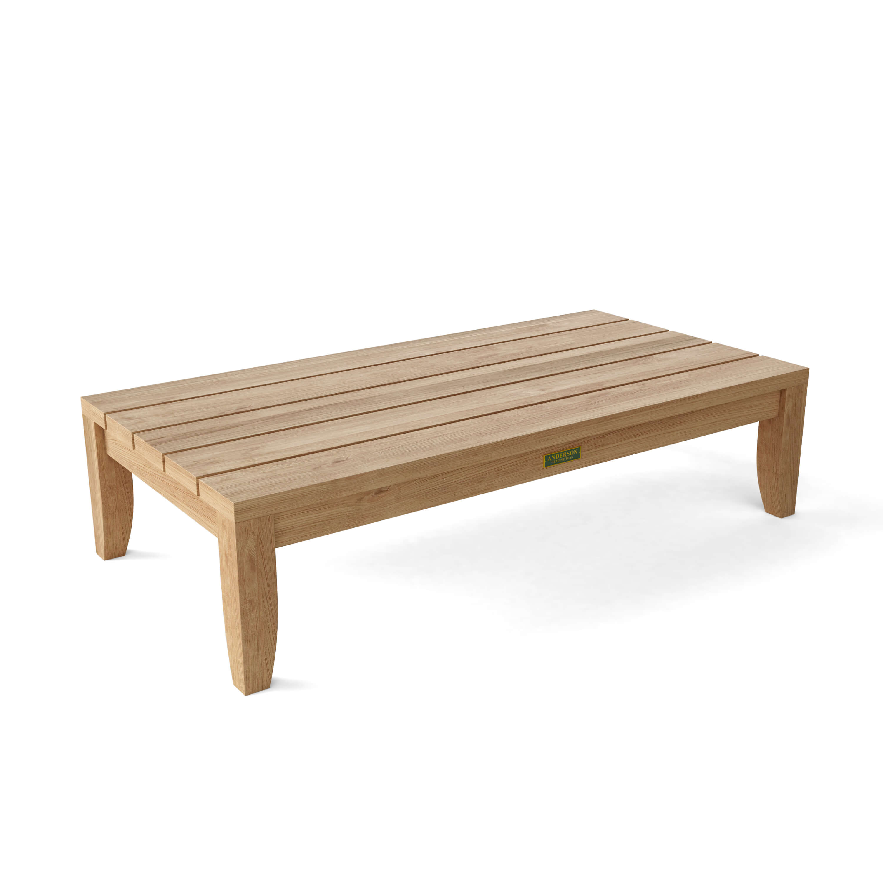 Anderson Teak Coronado Rectangular Coffee Table – Solid Teak Outdoor Patio Table