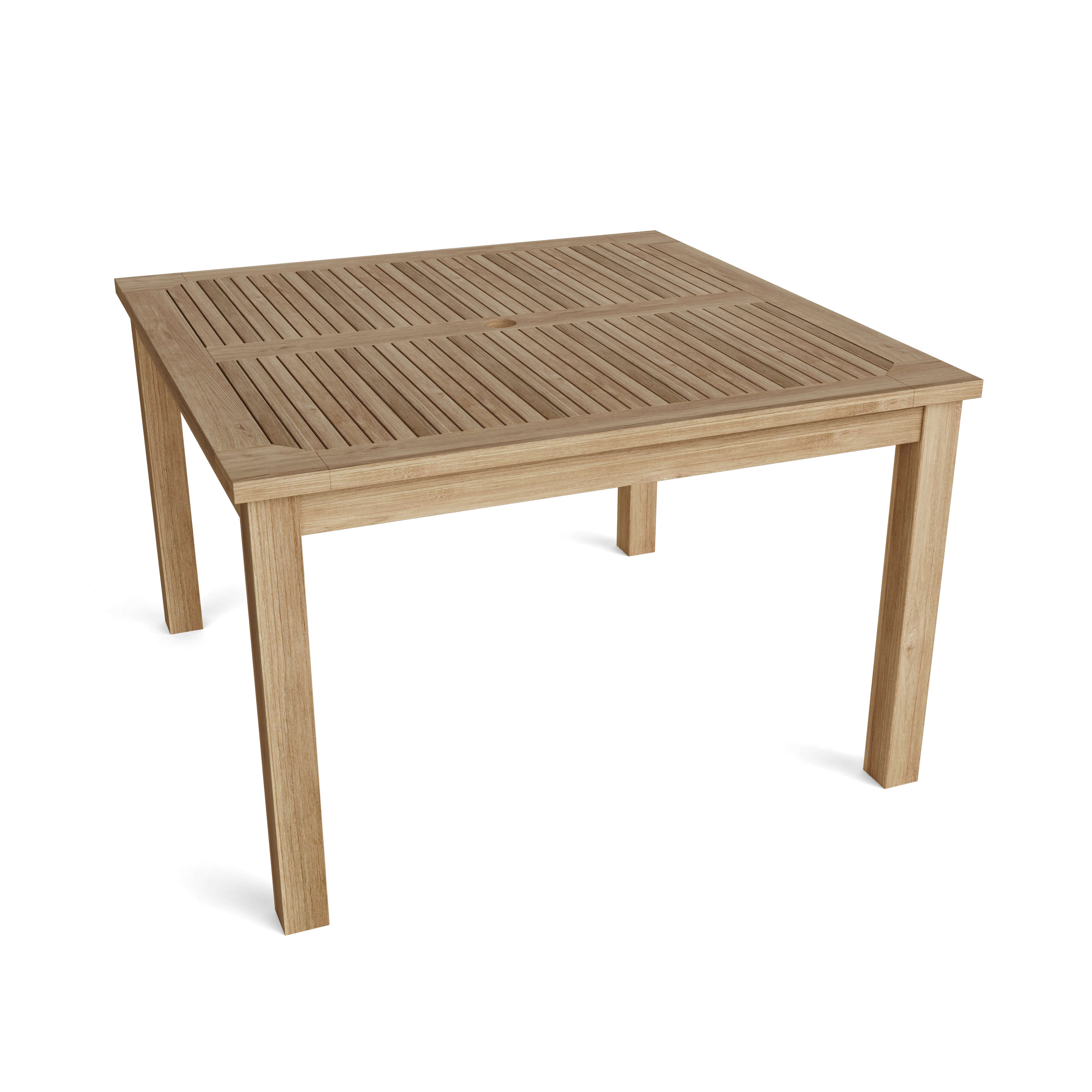 Anderson Teak Windsor 47″ Square Dining Table – Solid Teak Outdoor Patio Table