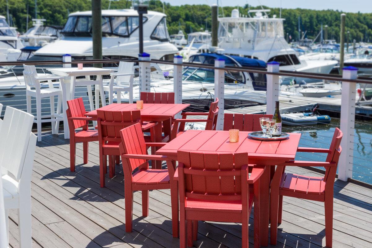 Seaside MAD Dining Table 40″ x 40″ – Modern Outdoor Patio Table