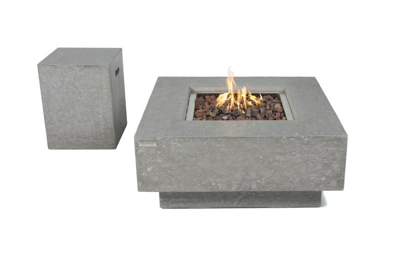 ELEMENTI MANHATTAN FIRE TABLE Light Grey OFG103LG
