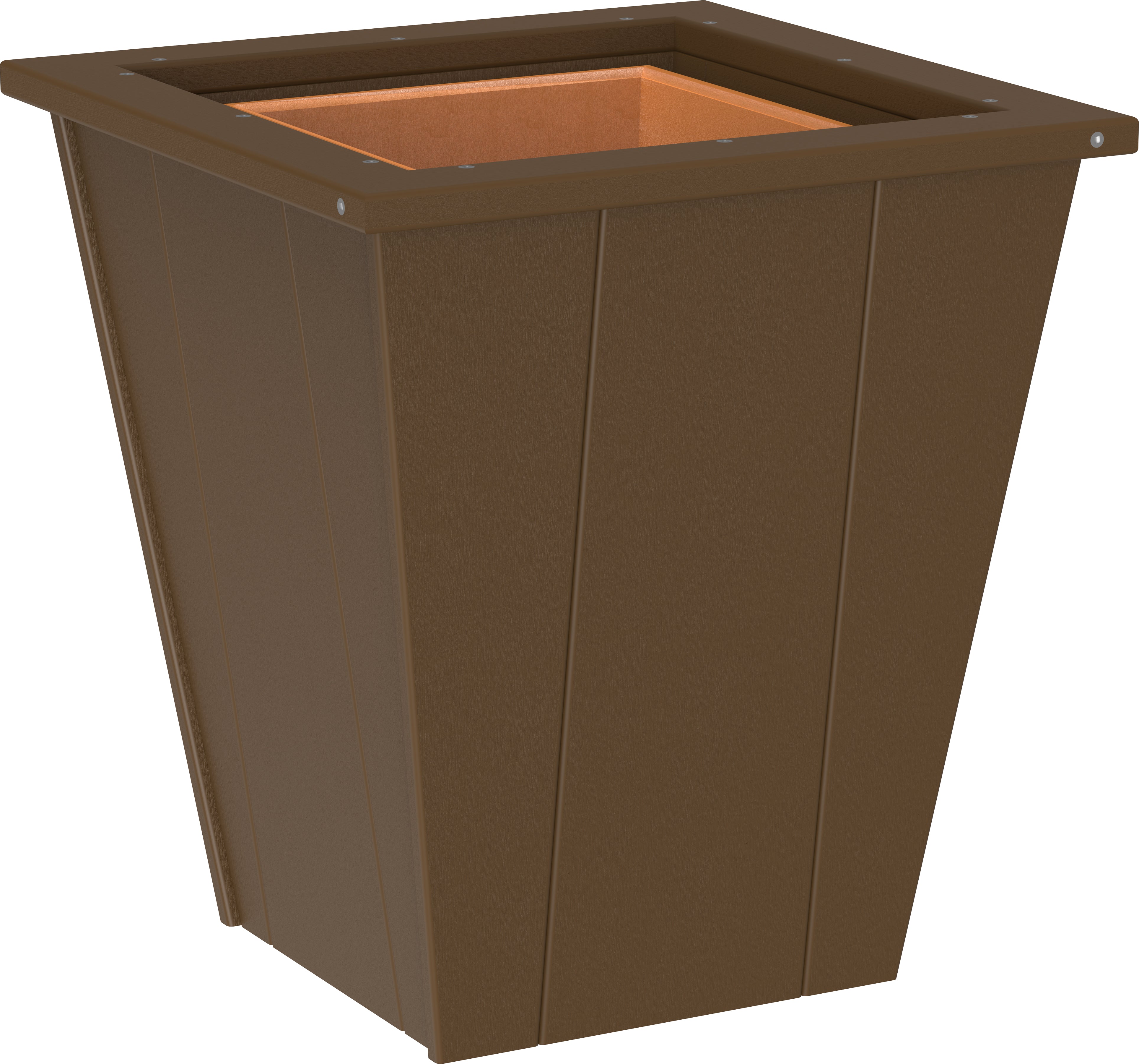 LuxCraft – Elite Planter – Tapered Outdoor Planter with Removable Liner