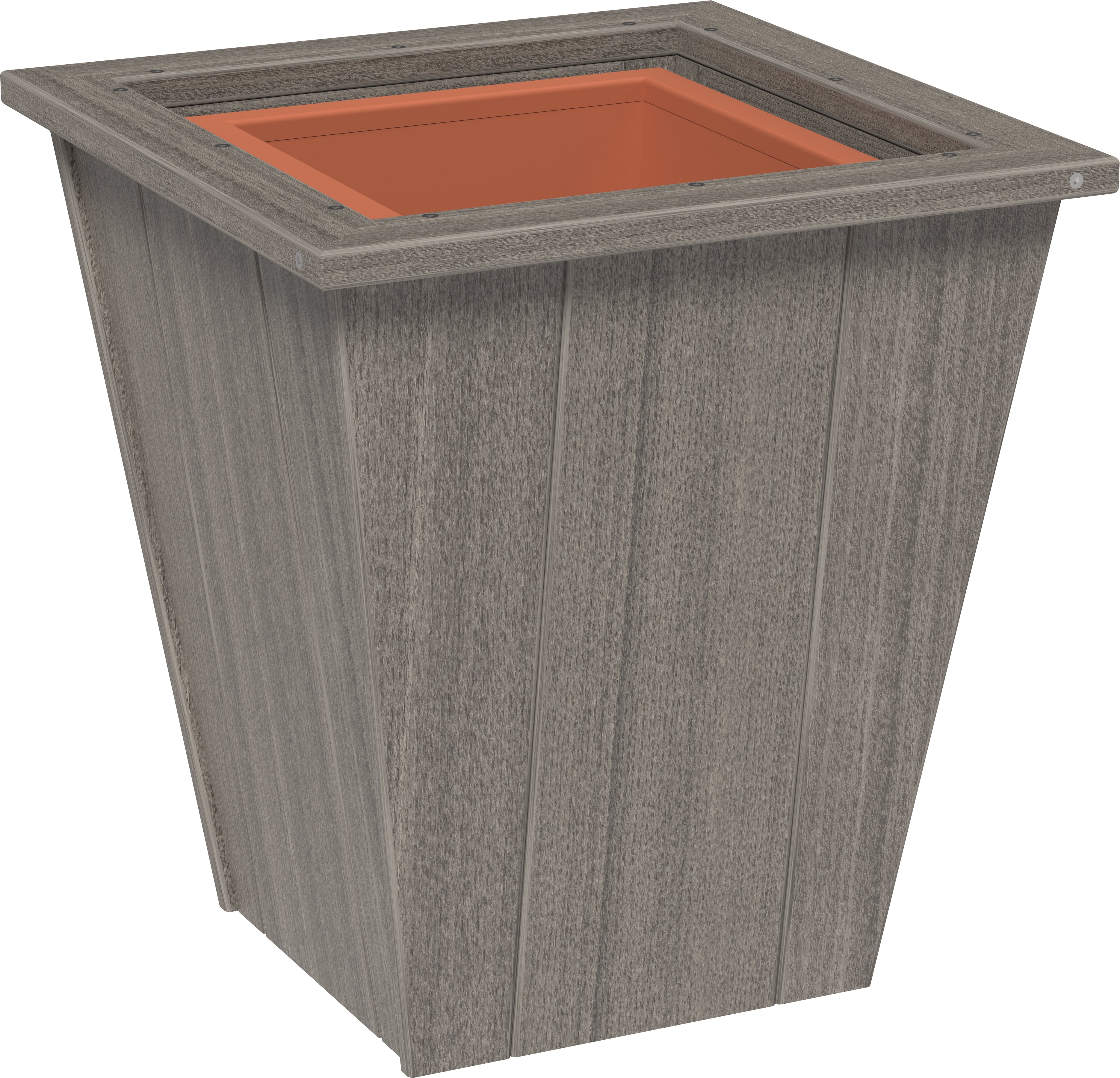 LuxCraft – Elite Planter – Tapered Outdoor Planter with Removable Liner