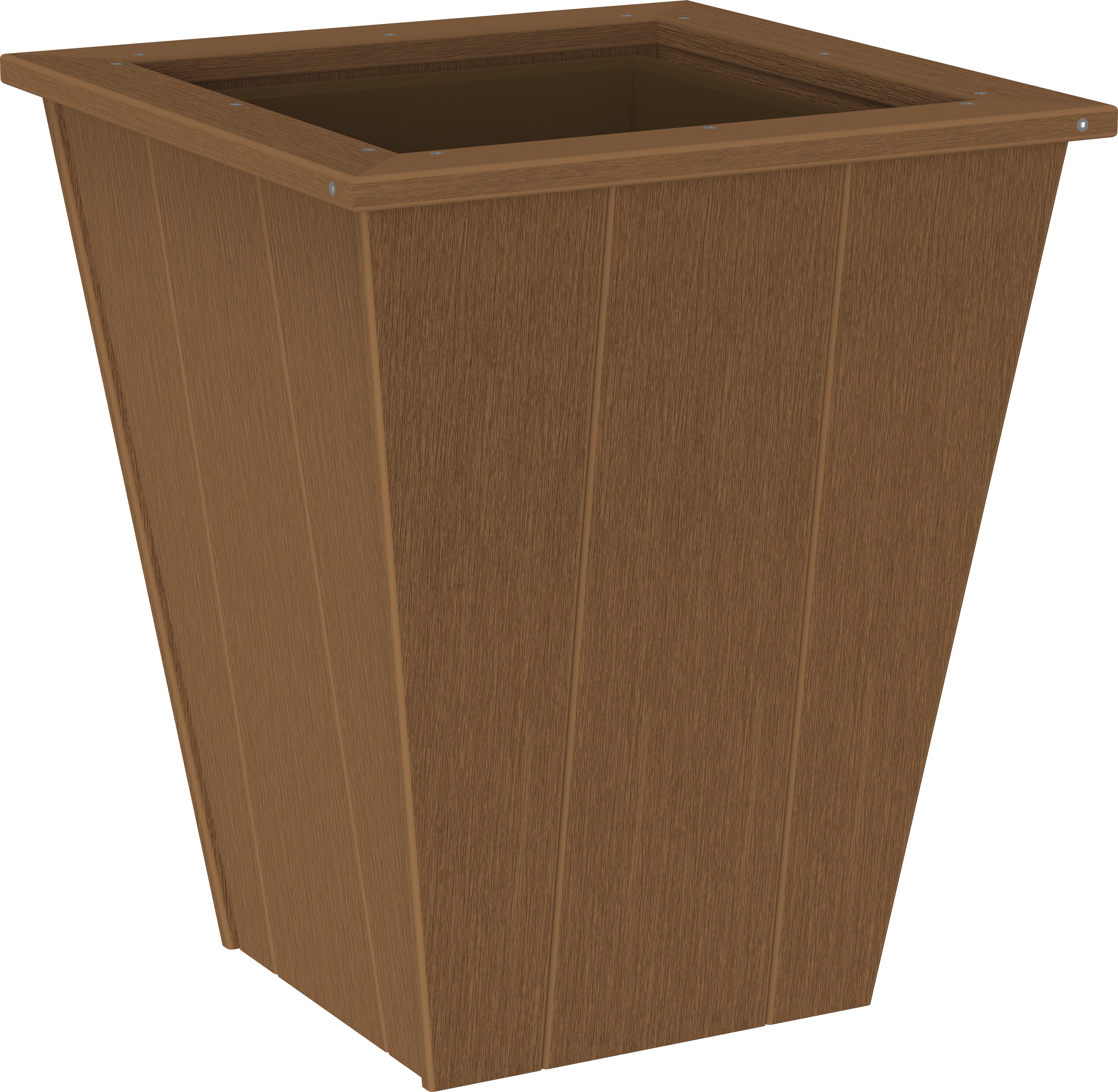 LuxCraft – Elite Planter – Tapered Outdoor Planter with Removable Liner
