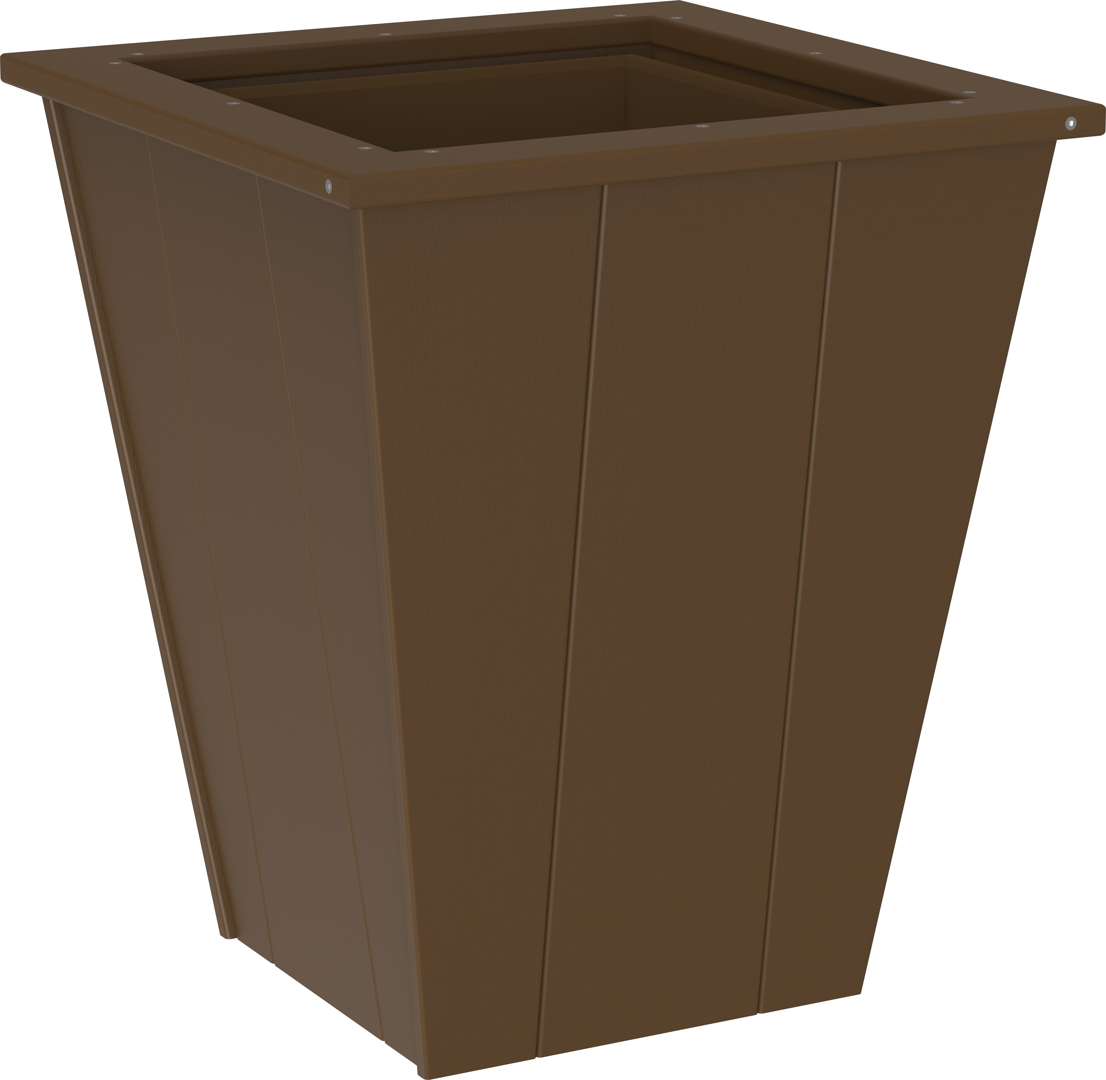 LuxCraft – Elite Planter – Tapered Outdoor Planter with Removable Liner