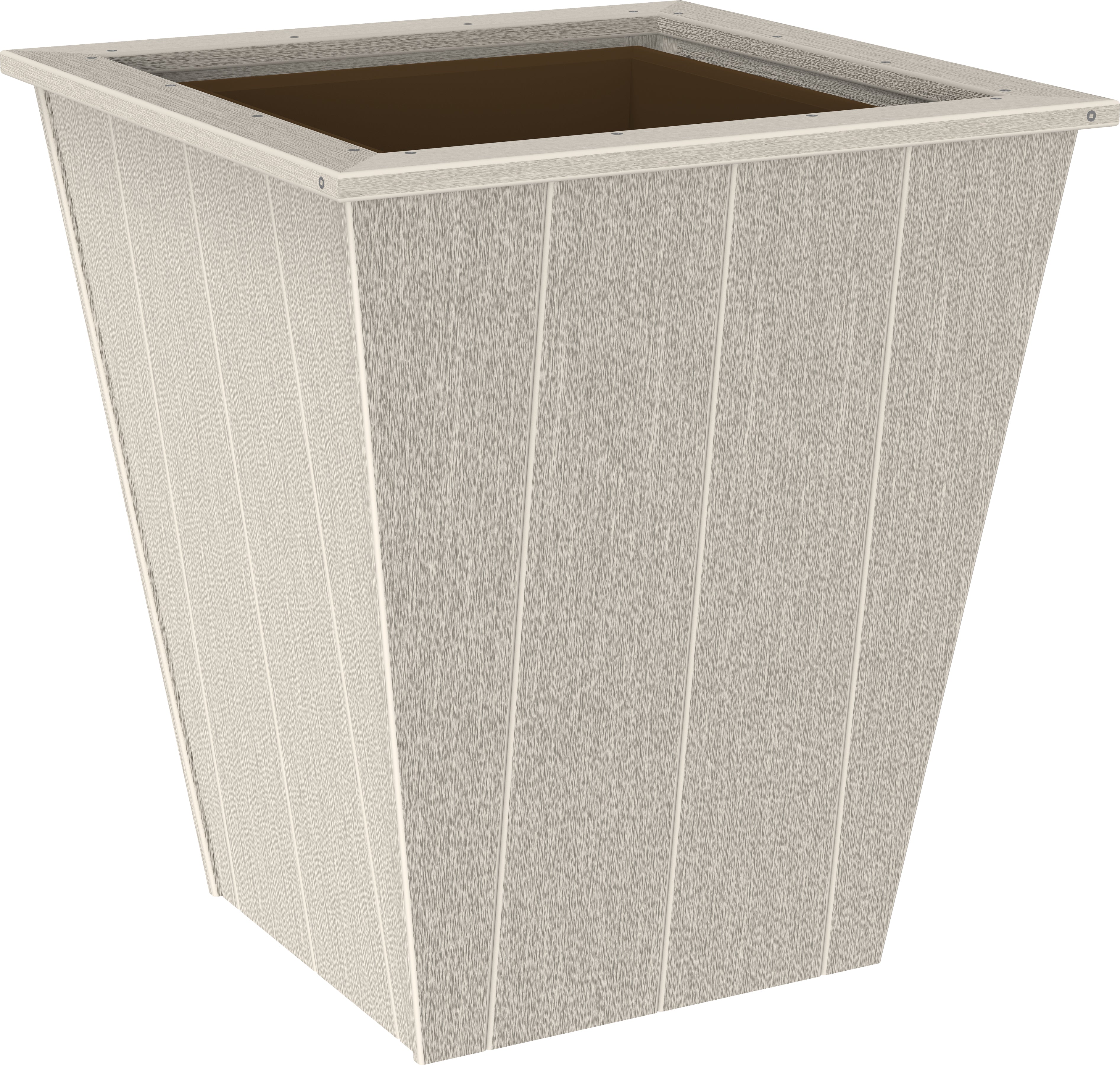LuxCraft – Elite Planter – Tapered Outdoor Planter with Removable Liner