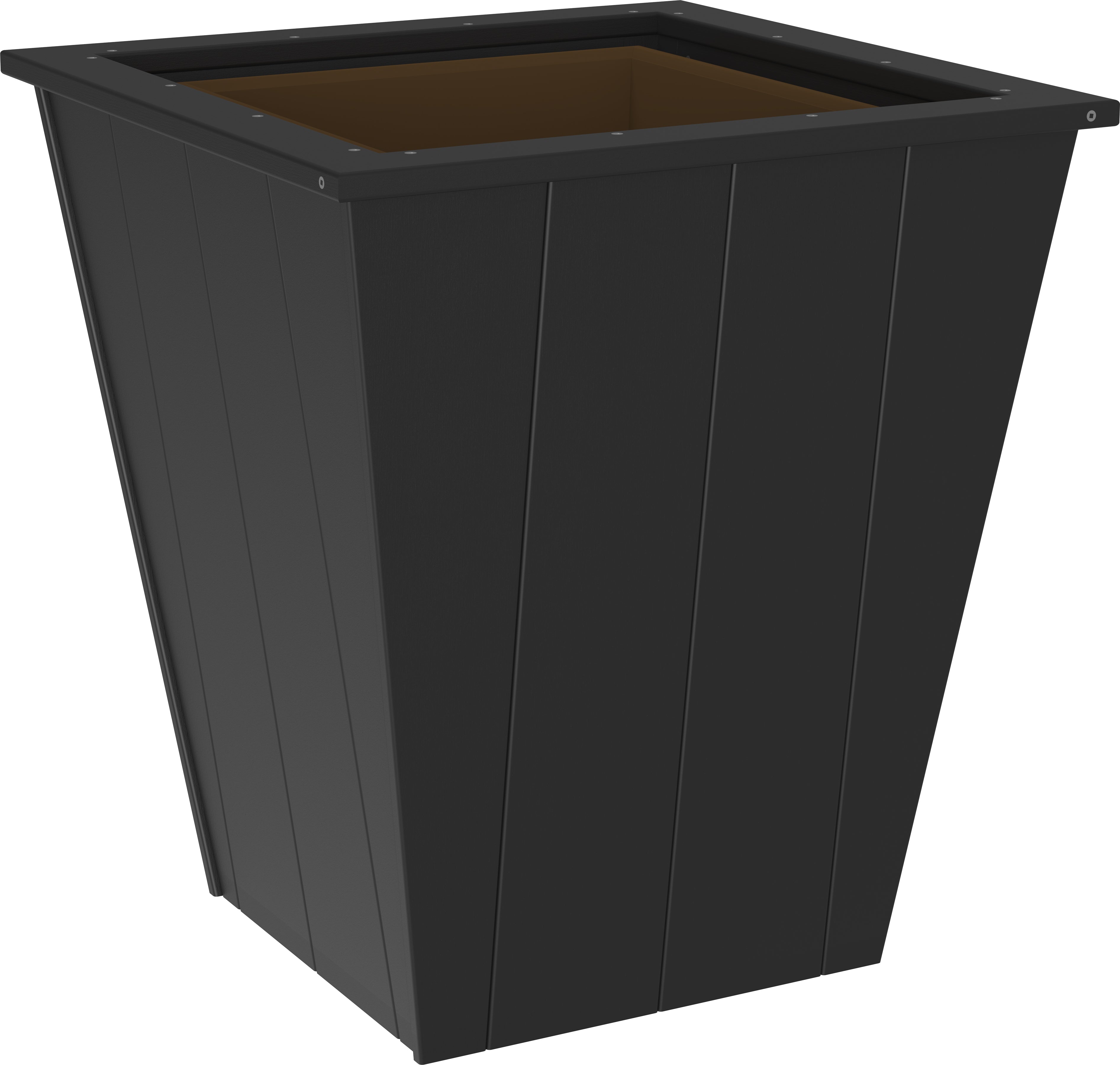 LuxCraft – Elite Planter – Tapered Outdoor Planter with Removable Liner