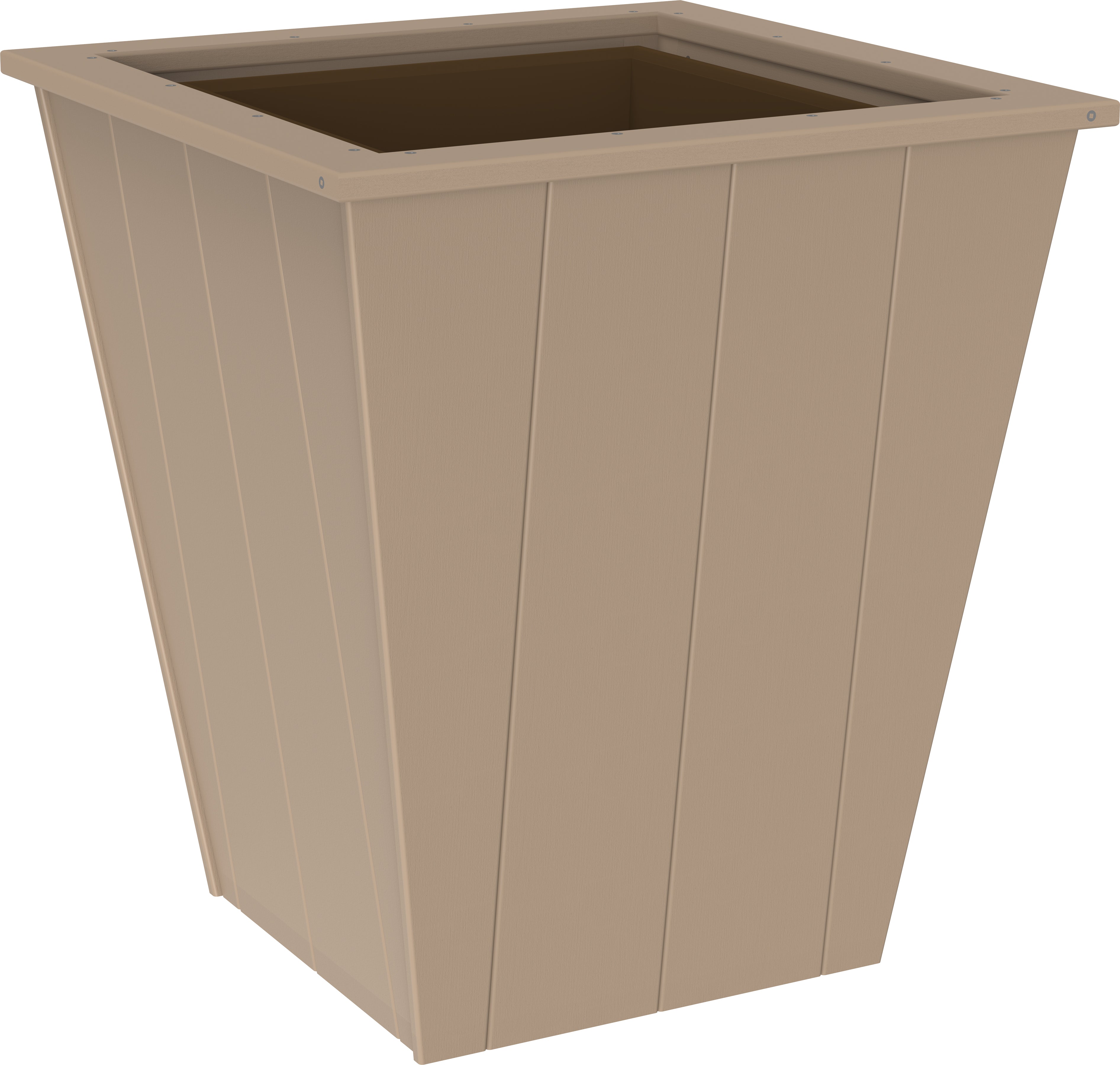 LuxCraft – Elite Planter – Tapered Outdoor Planter with Removable Liner