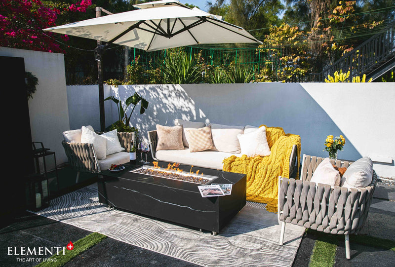 Elementi Plus Varna Porcelain Fire Table