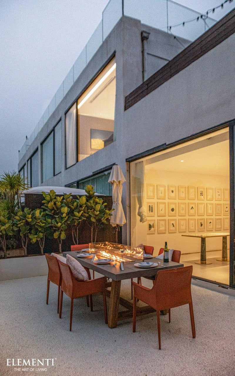 Elementi Sonoma Fire Pit Dining Table