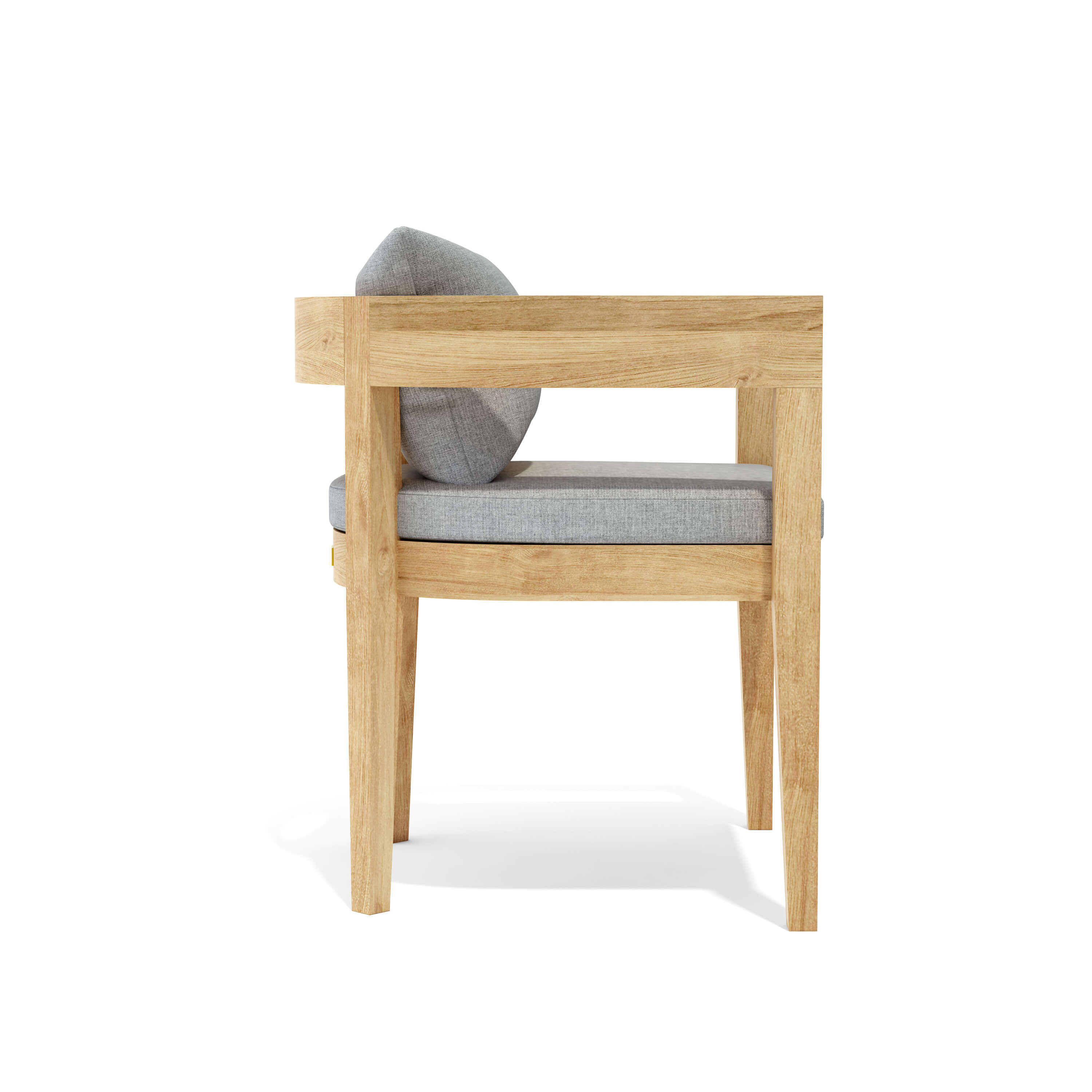 Anderson Teak Coronado Dining Armchair – Teak Outdoor Dining Seating with Cushions
