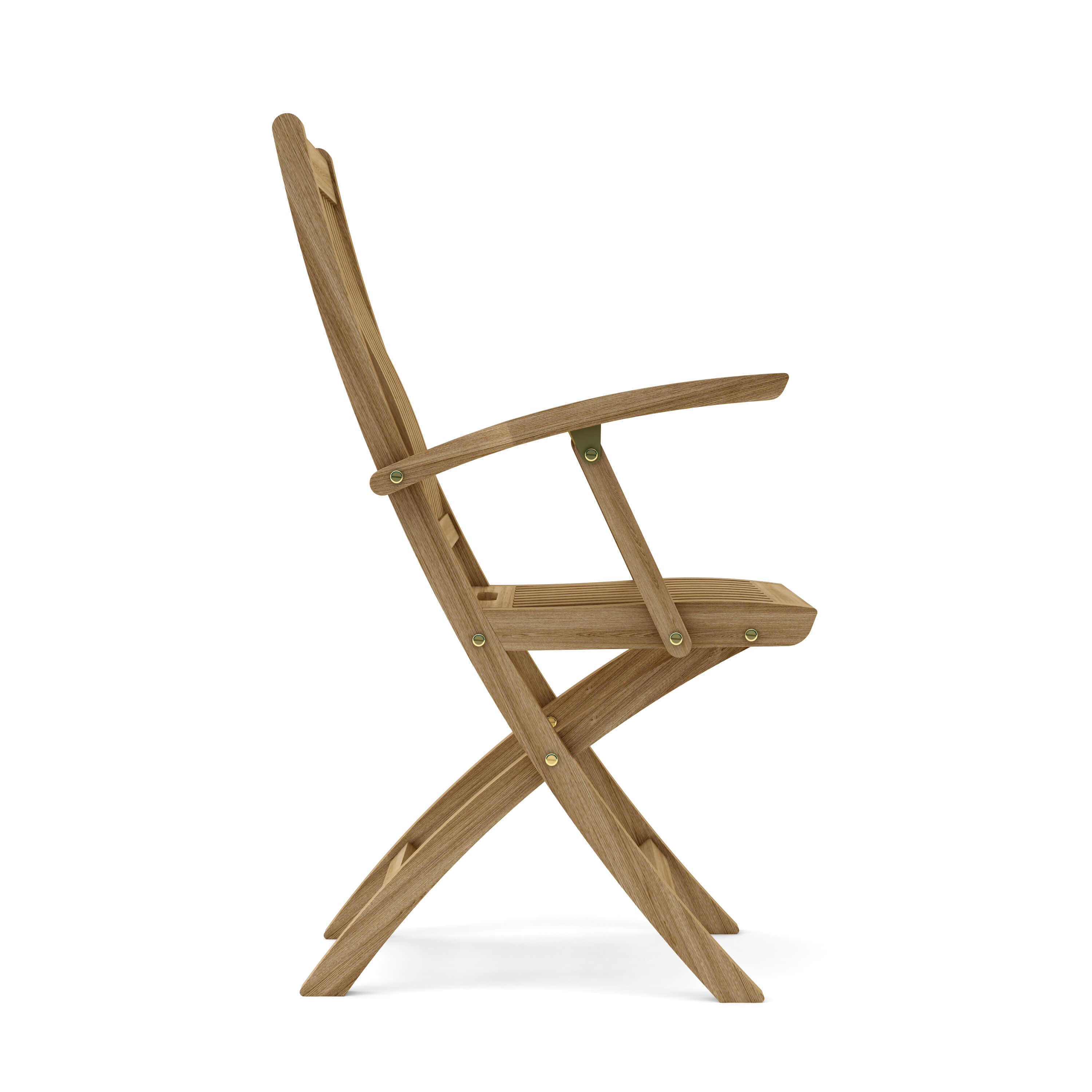 Anderson Teak Tropico Folding Armchair Set – Solid Teak Outdoor Seating