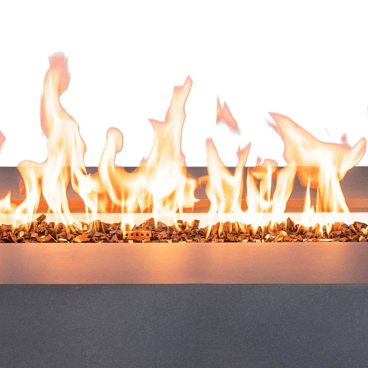 Flame Havens 68" x 30" Rectangle GFRC Concrete Natural Gas Fire Pit