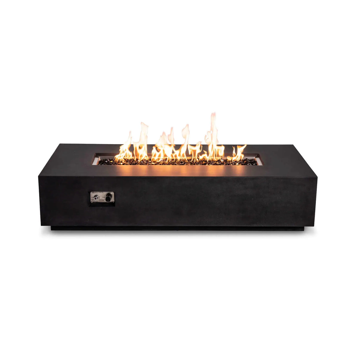 Flame Havens 68" x 30" Rectangle GFRC Concrete Natural Gas Fire Pit