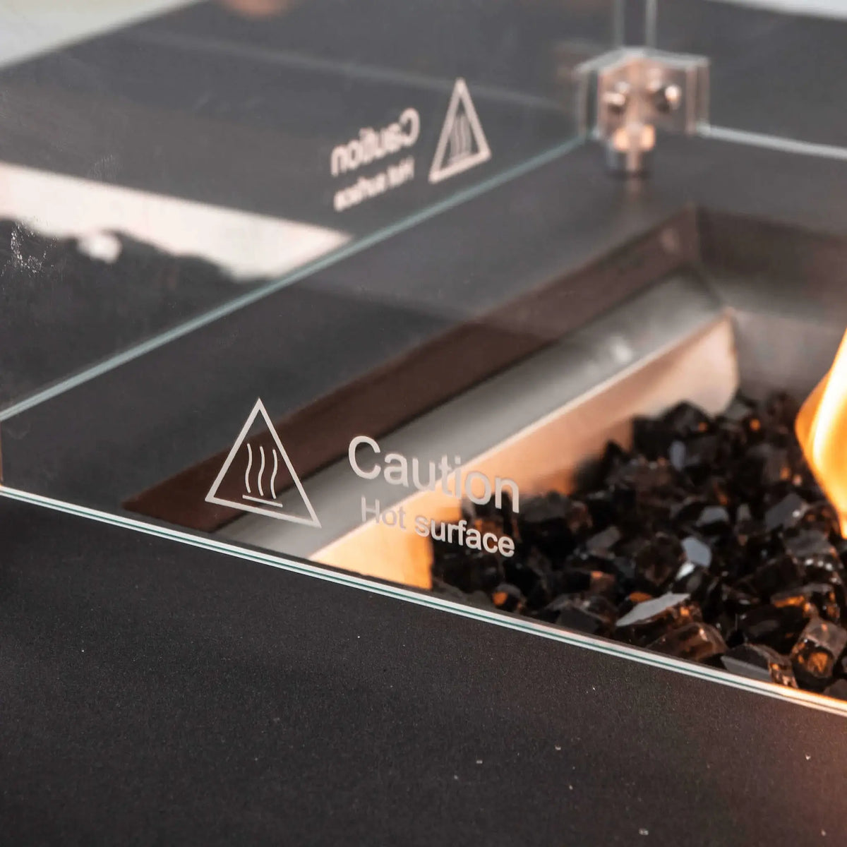 Flame Havens 68" x 30" Rectangle GFRC Concrete Natural Gas Fire Pit