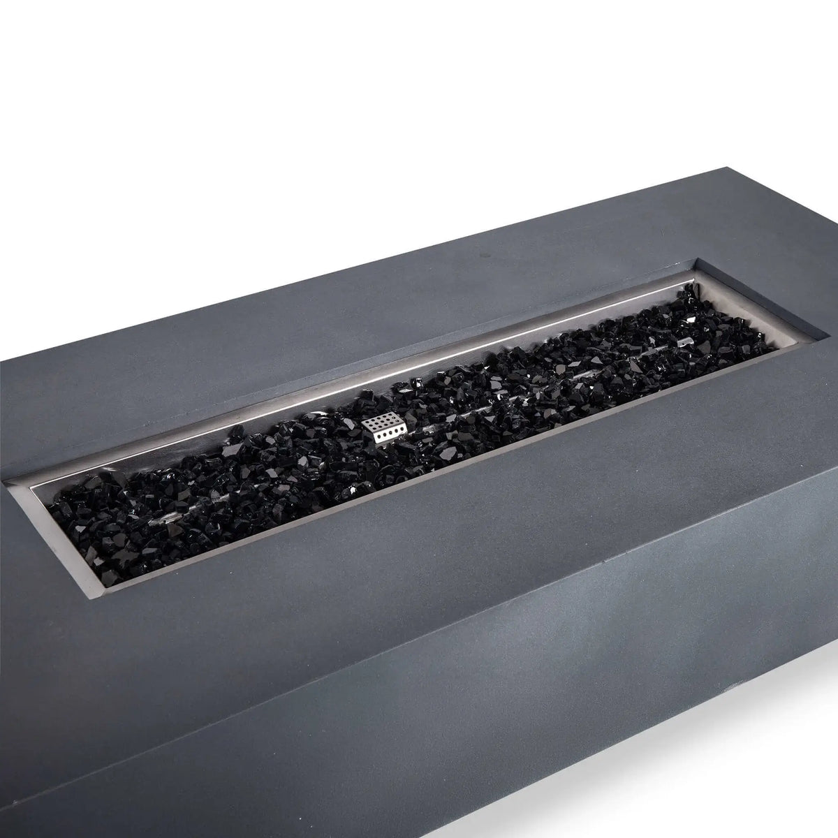 Flame Havens 68" x 30" Rectangle GFRC Concrete Natural Gas Fire Pit