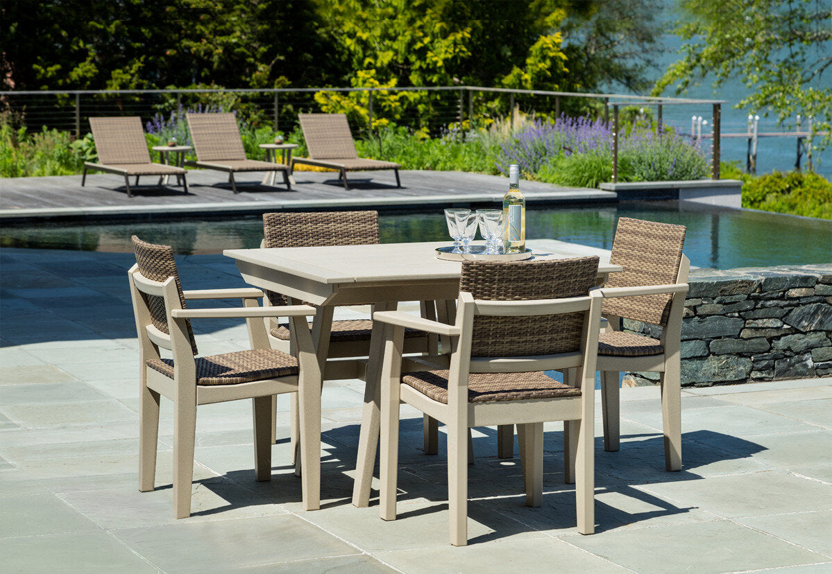Seaside MAD 18″ Aluminum Outdoor Dining Side Chair