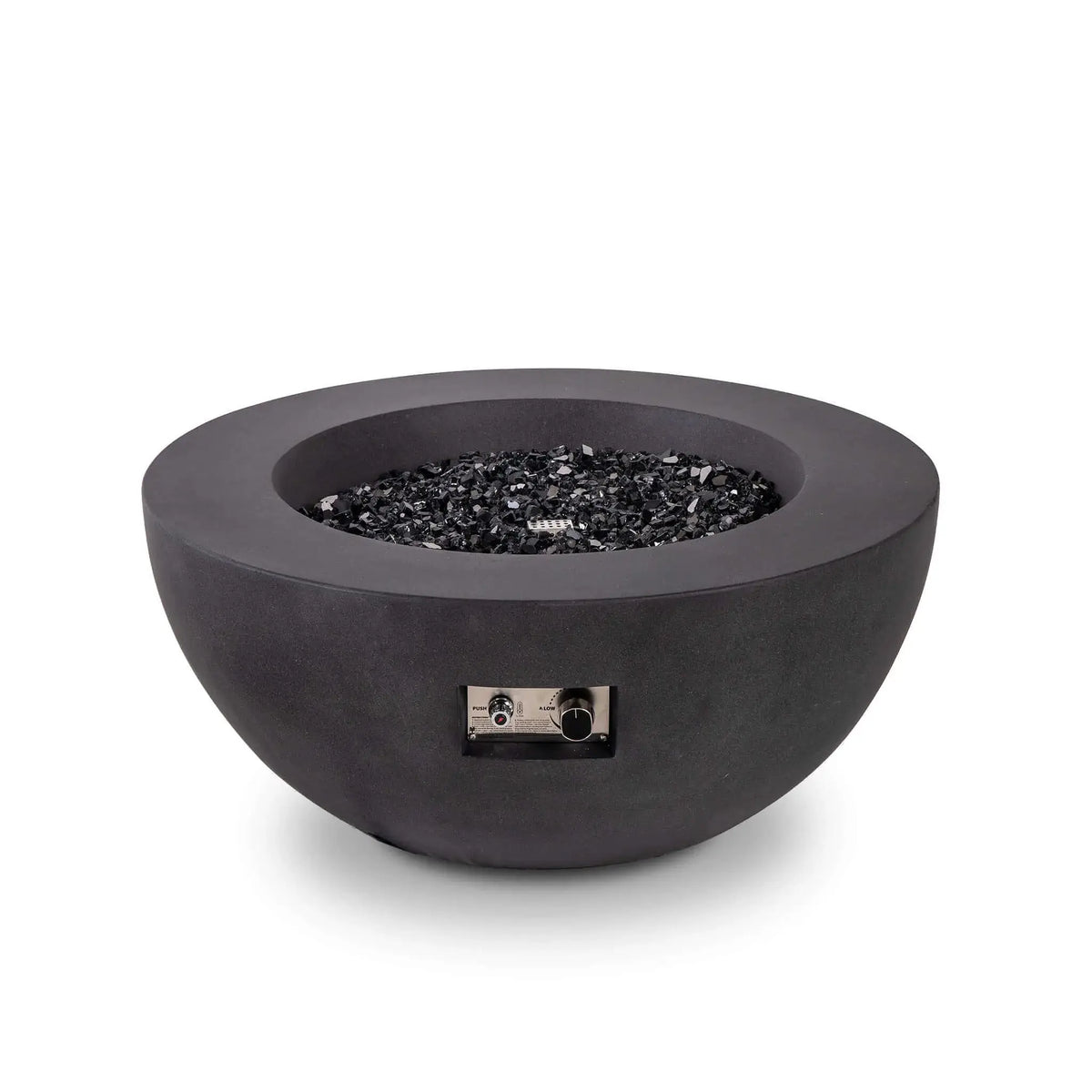 Flame Havens 36” Round Natural Gas GFRC Fire Pit