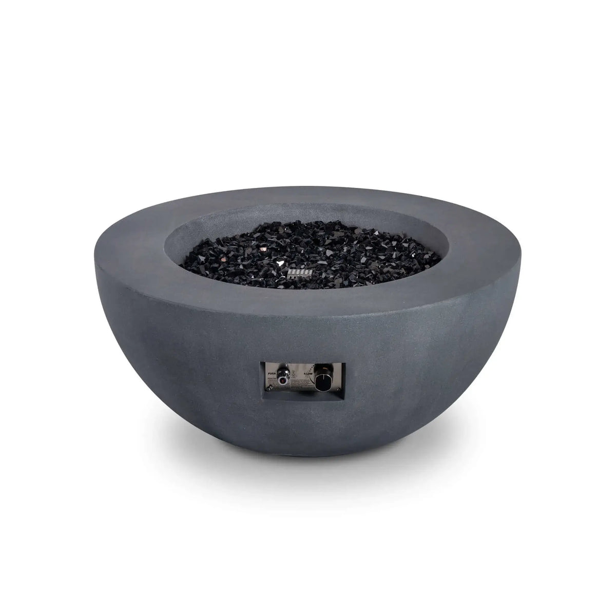 Flame Havens 36” Round Natural Gas GFRC Fire Pit