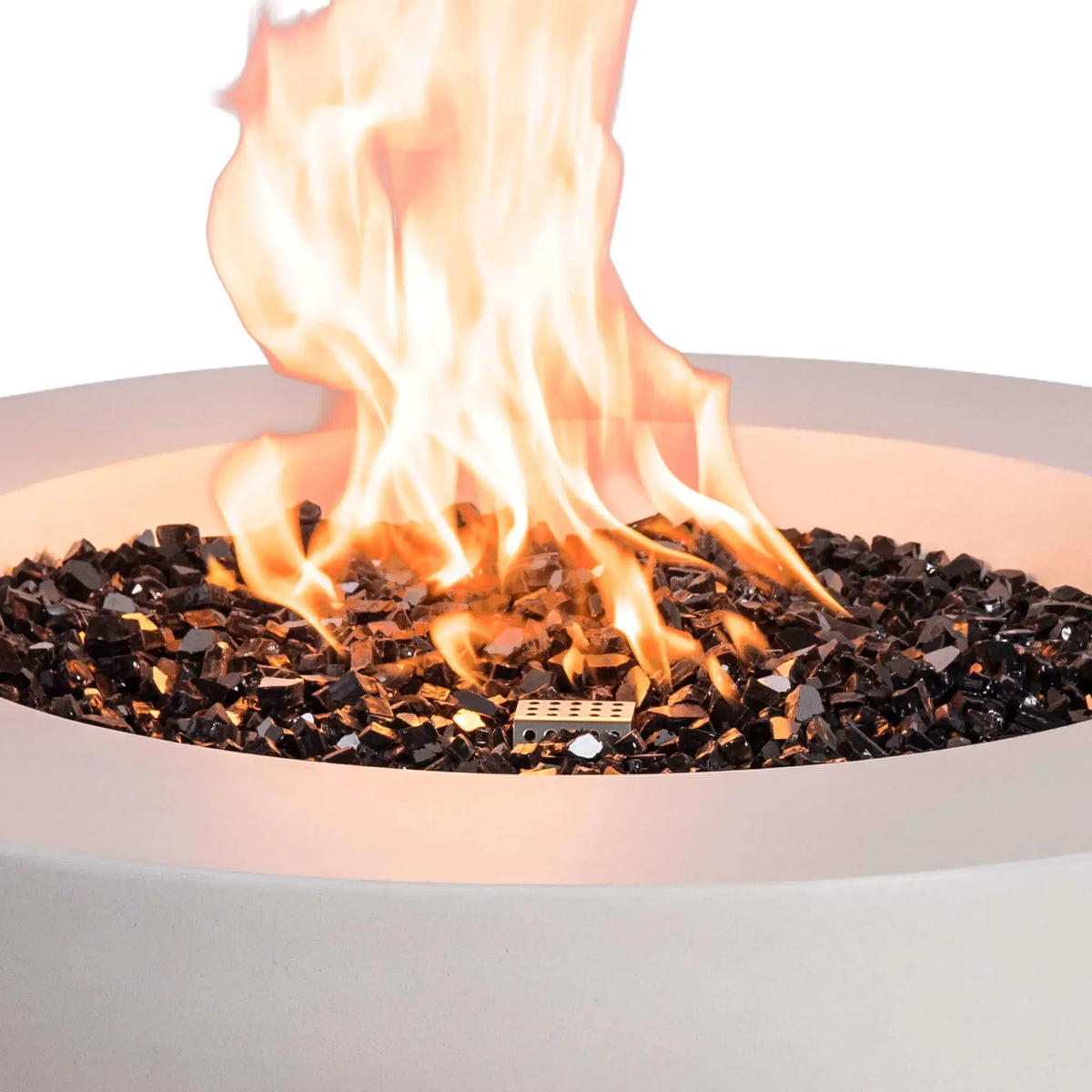 Flame Havens 36” Round Natural Gas GFRC Fire Pit
