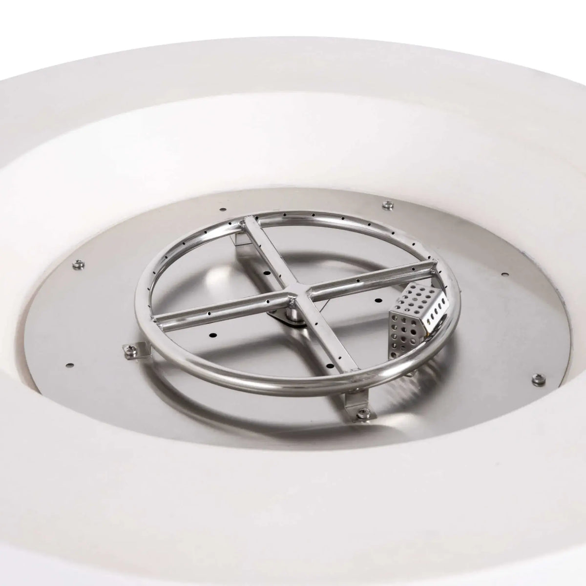 Flame Havens 36” Round Propane Gas GFRC Fire Pit
