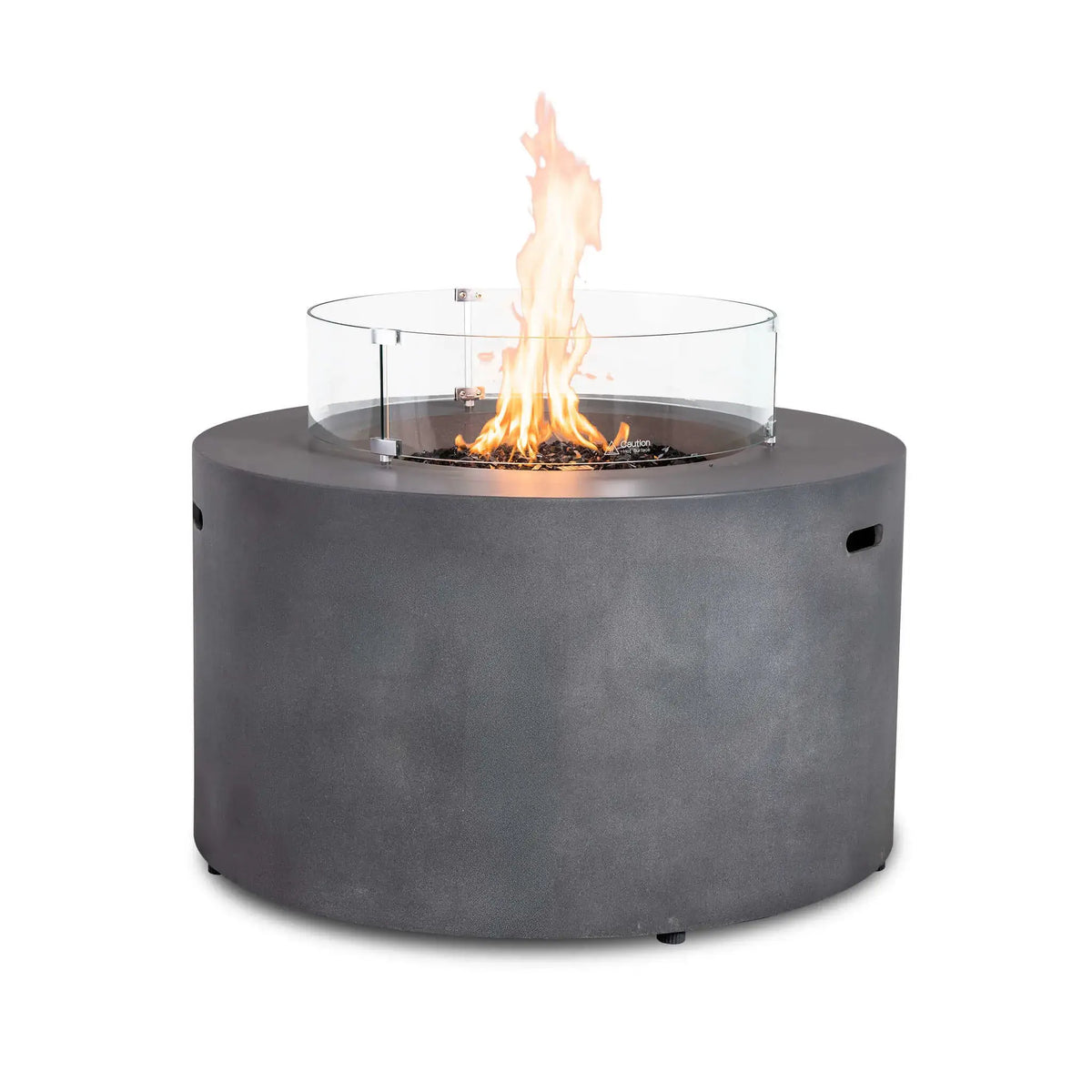 Flame Havens 28" Diameter x 7" Tall Tempered Glass Wind Guard