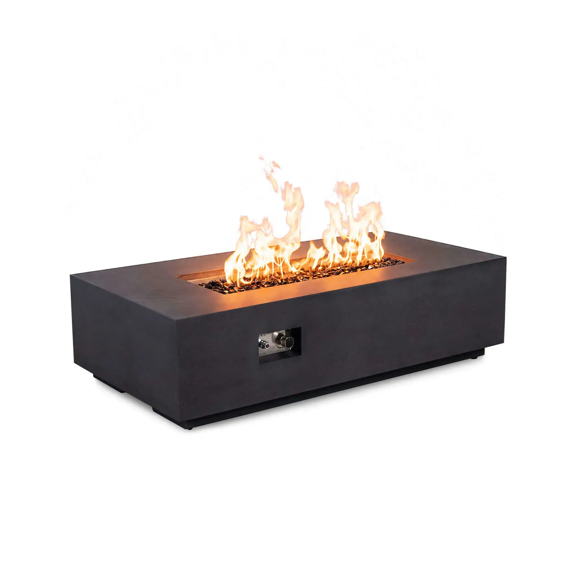 Flame Havens 56" x 30" Rectangle GFRC Concrete Natural Gas Fire Pit