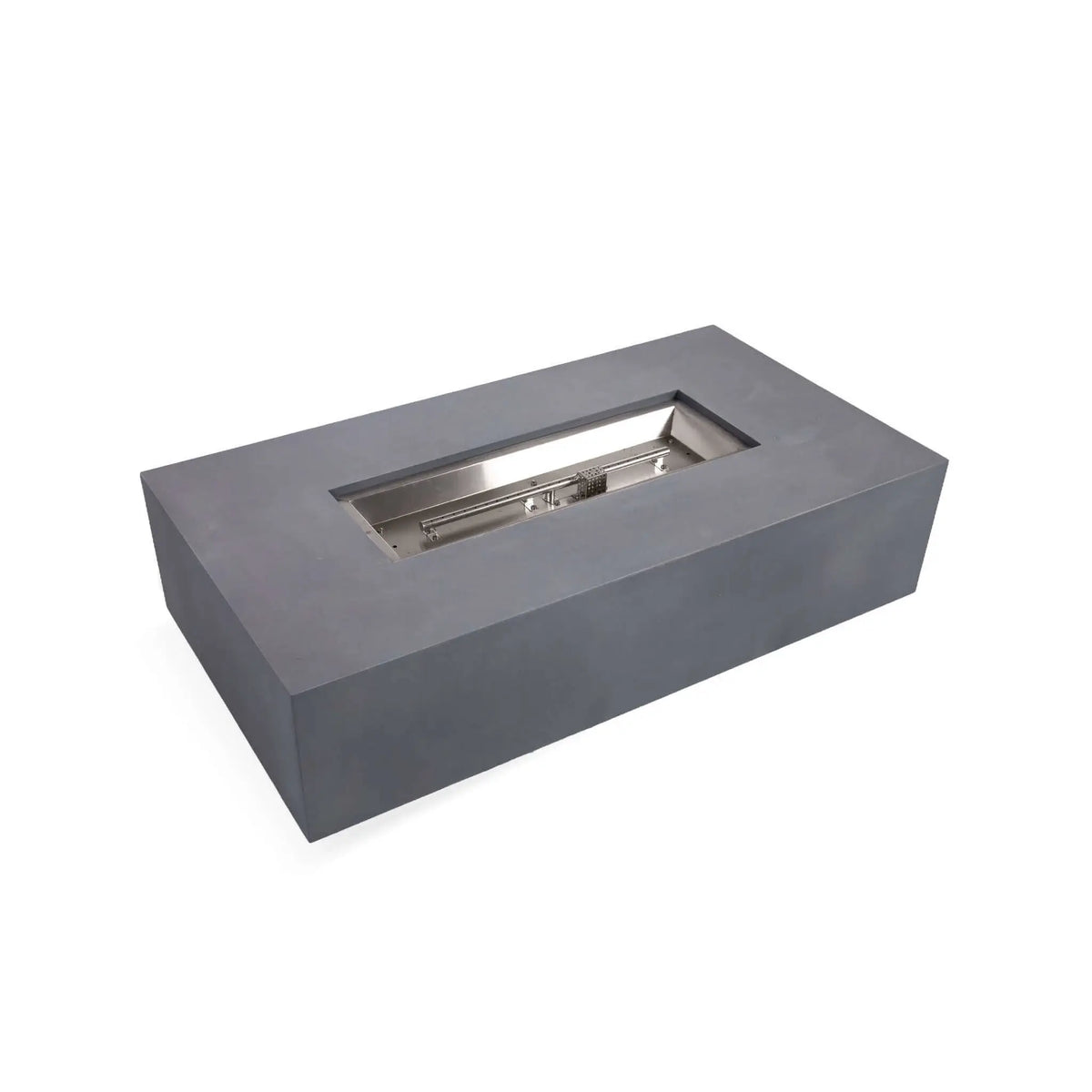 Flame Havens 56" x 30" Rectangle GFRC Concrete Natural Gas Fire Pit