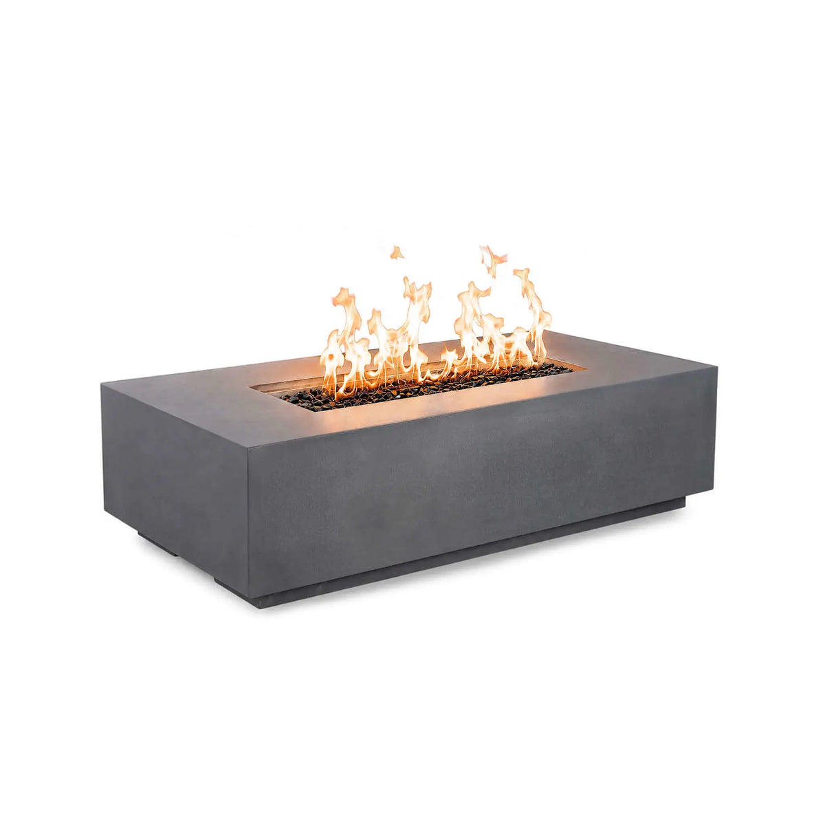Flame Havens 56" x 30" Rectangle GFRC Concrete Natural Gas Fire Pit
