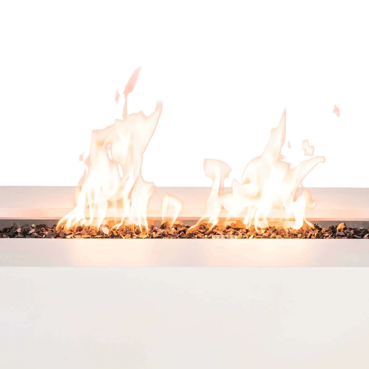 Flame Havens 56" x 30" Rectangle GFRC Concrete Natural Gas Fire Pit