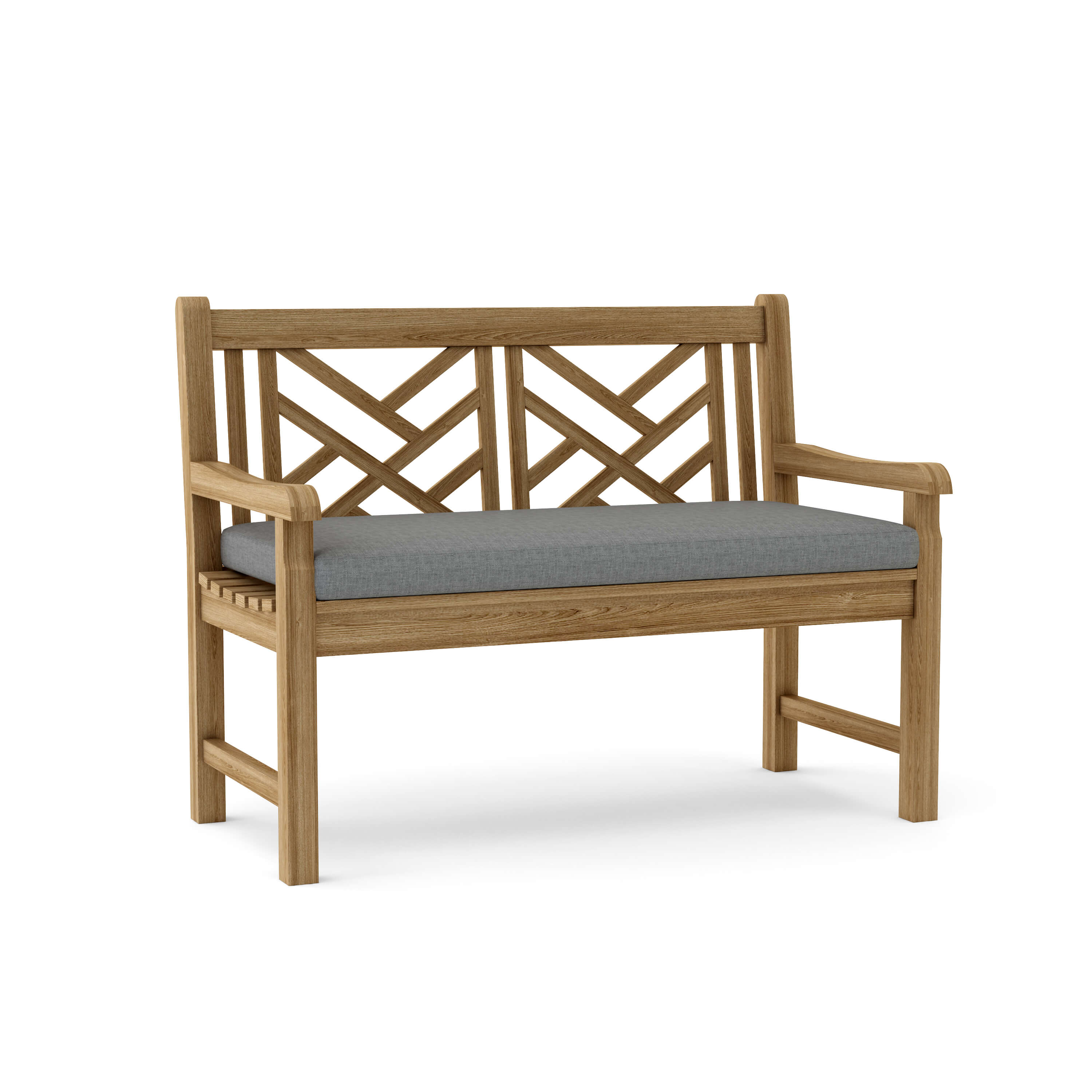 Anderson Teak Vilano 2-Seater Bench – Solid Teak Outdoor Garden Bench