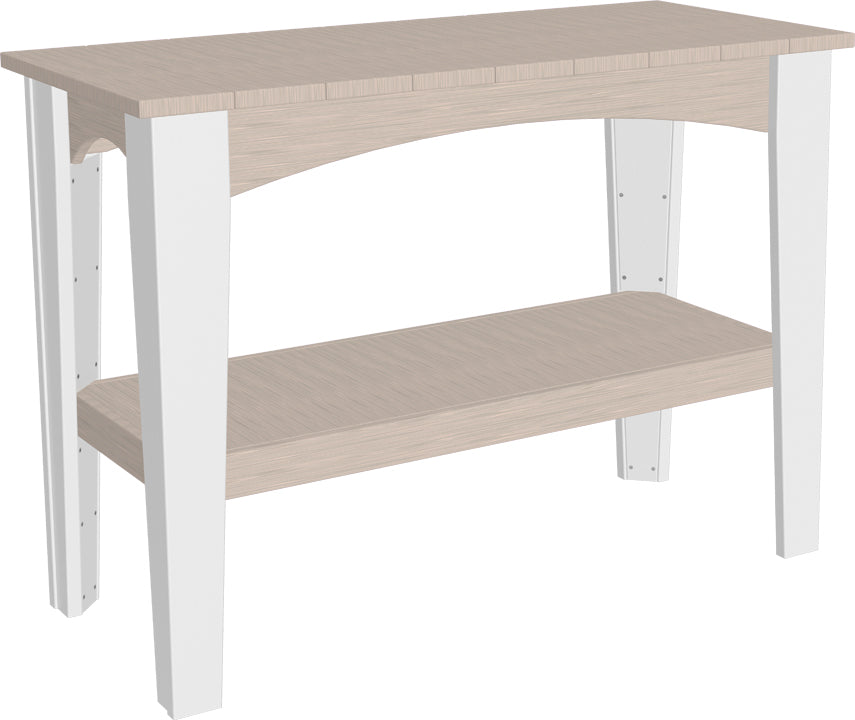 LuxCraft – Island Buffet Table – Modern Outdoor Serving Table for Entertaining