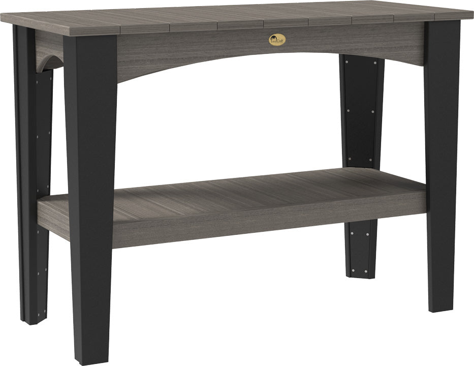 LuxCraft – Island Buffet Table – Modern Outdoor Serving Table for Entertaining