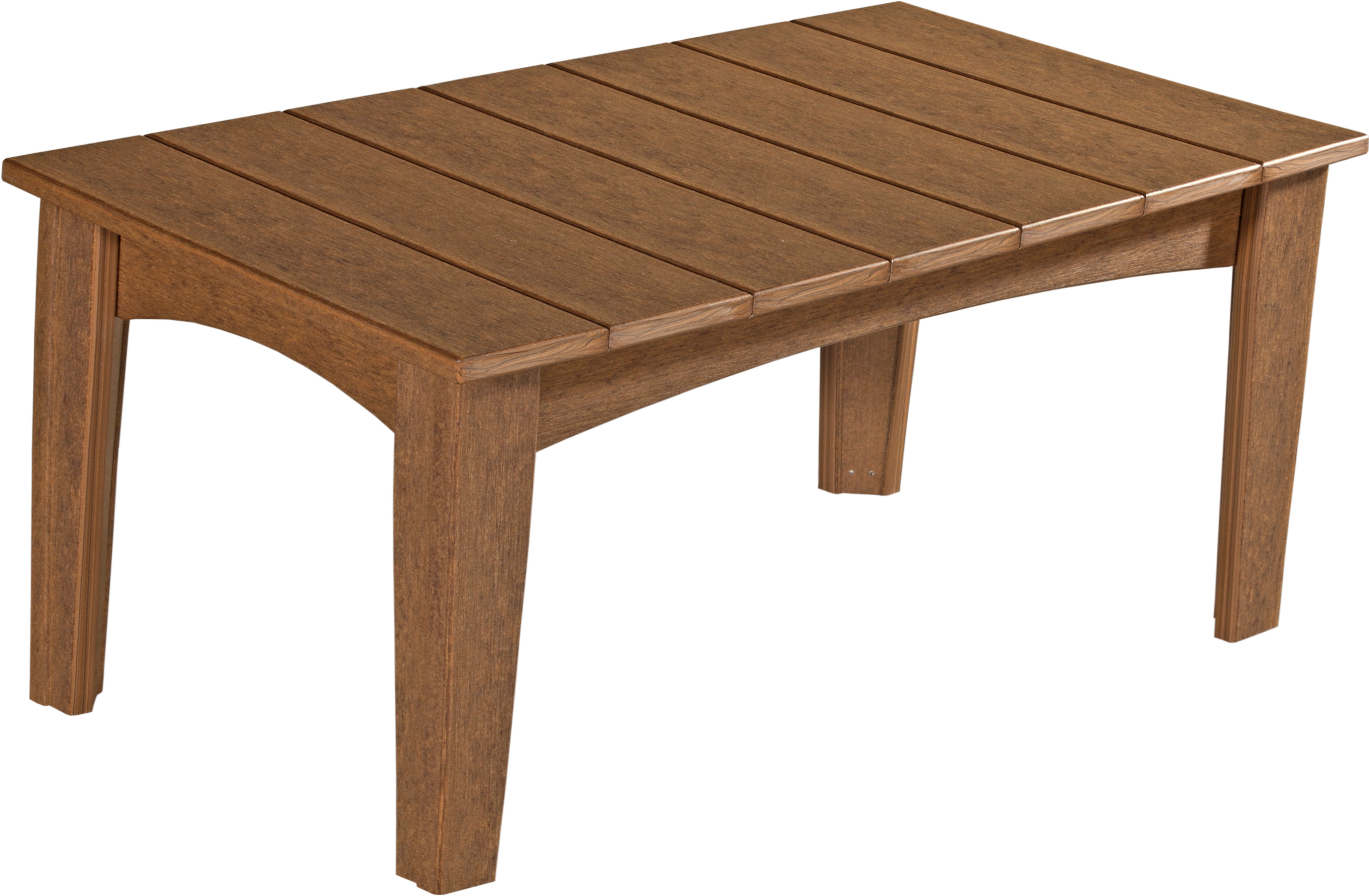 LuxCraft – Island Coffee Table – Modern Outdoor Coffee Table for Patio Lounge