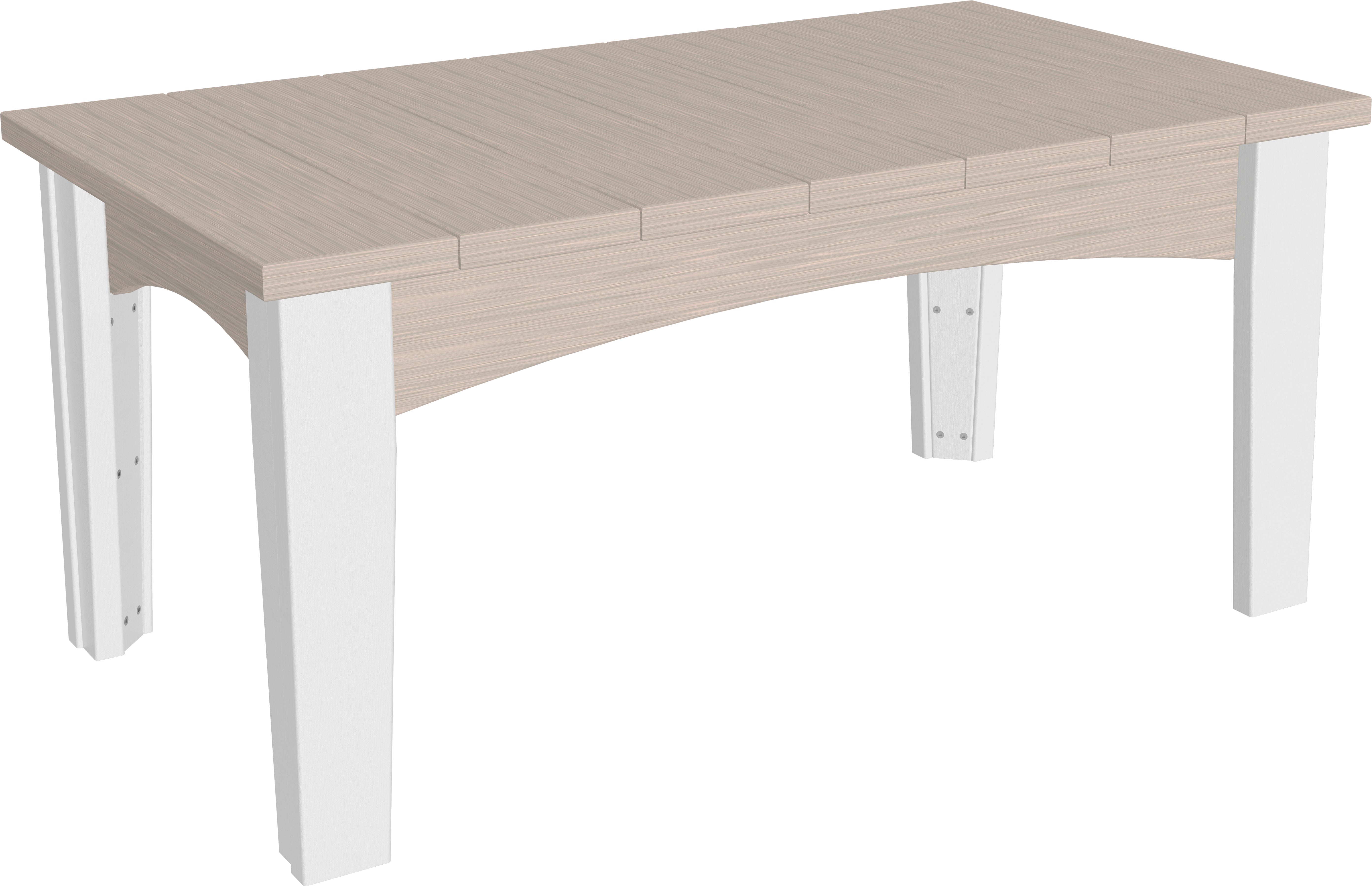 LuxCraft – Island Coffee Table – Modern Outdoor Coffee Table for Patio Lounge