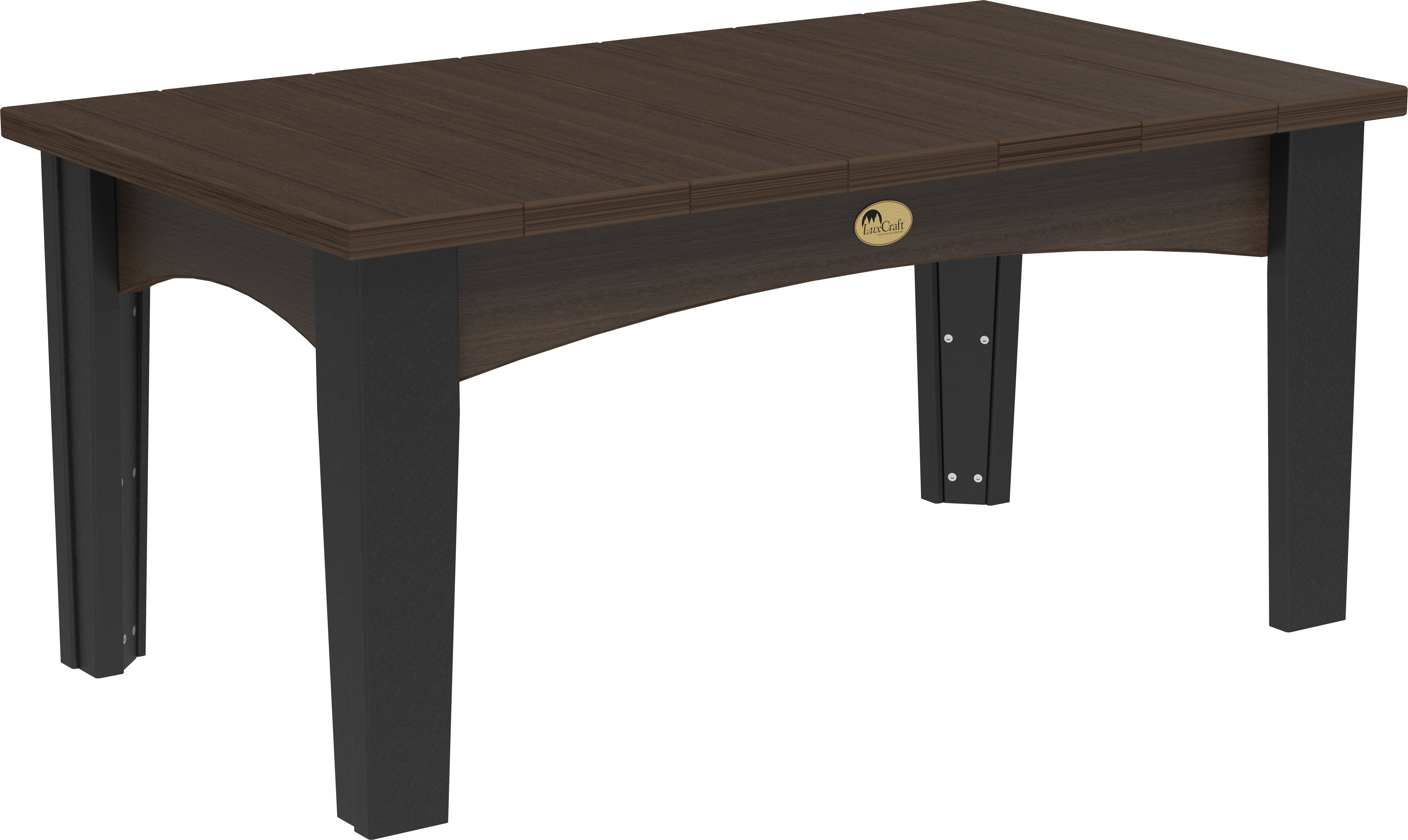 LuxCraft – Island Coffee Table – Modern Outdoor Coffee Table for Patio Lounge