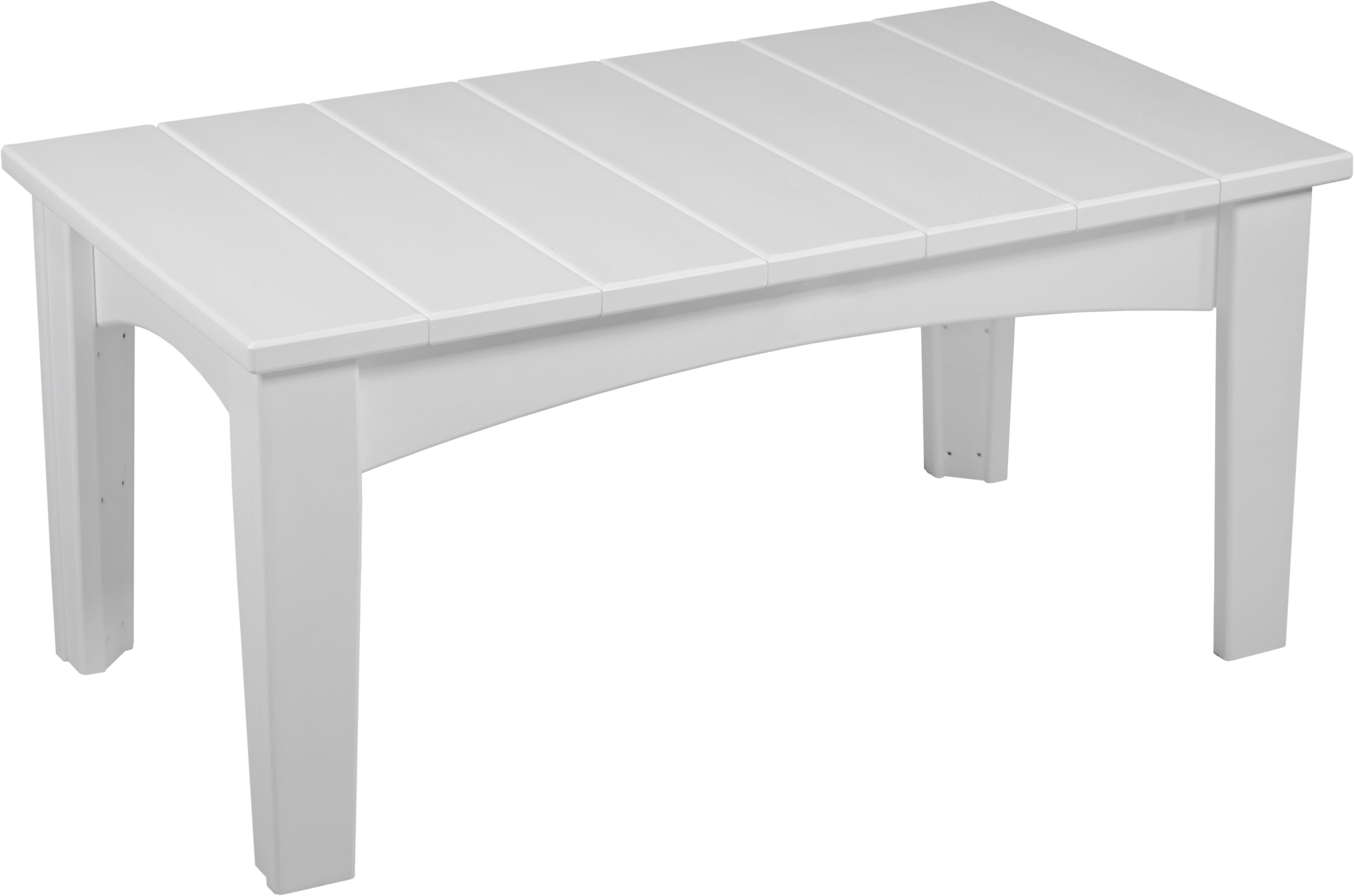 LuxCraft – Island Coffee Table – Modern Outdoor Coffee Table for Patio Lounge