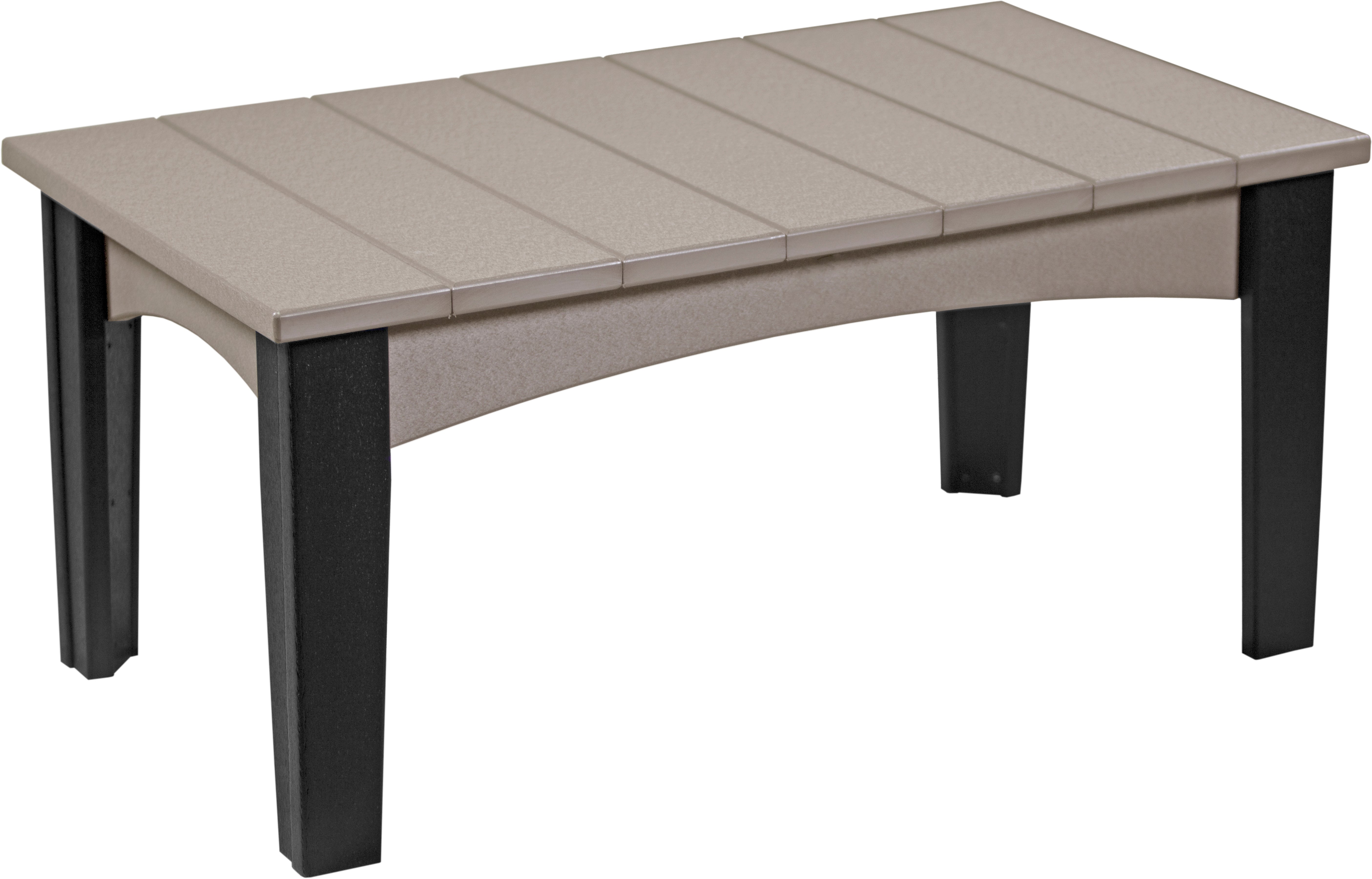 LuxCraft – Island Coffee Table – Modern Outdoor Coffee Table for Patio Lounge