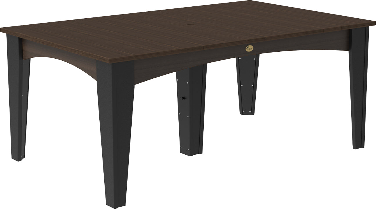 LuxCraft – Island Dining Table 44″ x 72″ – Modern Outdoor Table for Six