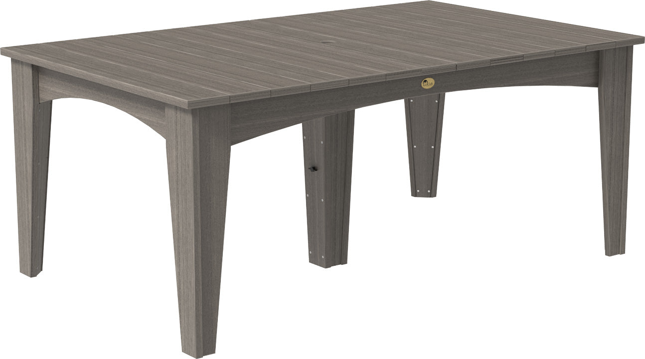 LuxCraft – Island Dining Table 44″ x 72″ – Modern Outdoor Table for Six