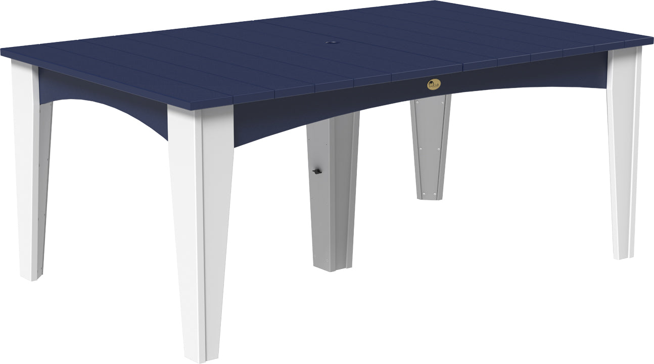 LuxCraft – Island Dining Table 44″ x 72″ – Modern Outdoor Table for Six