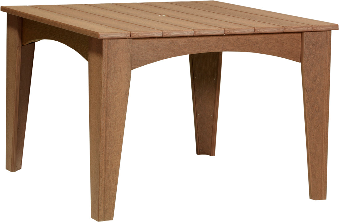 LuxCraft – 44″ Square Island Dining Table – Outdoor Table for Four Guests