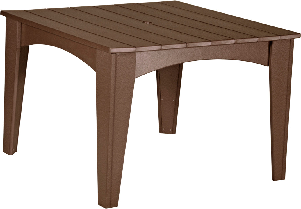 LuxCraft – 44″ Square Island Dining Table – Outdoor Table for Four Guests
